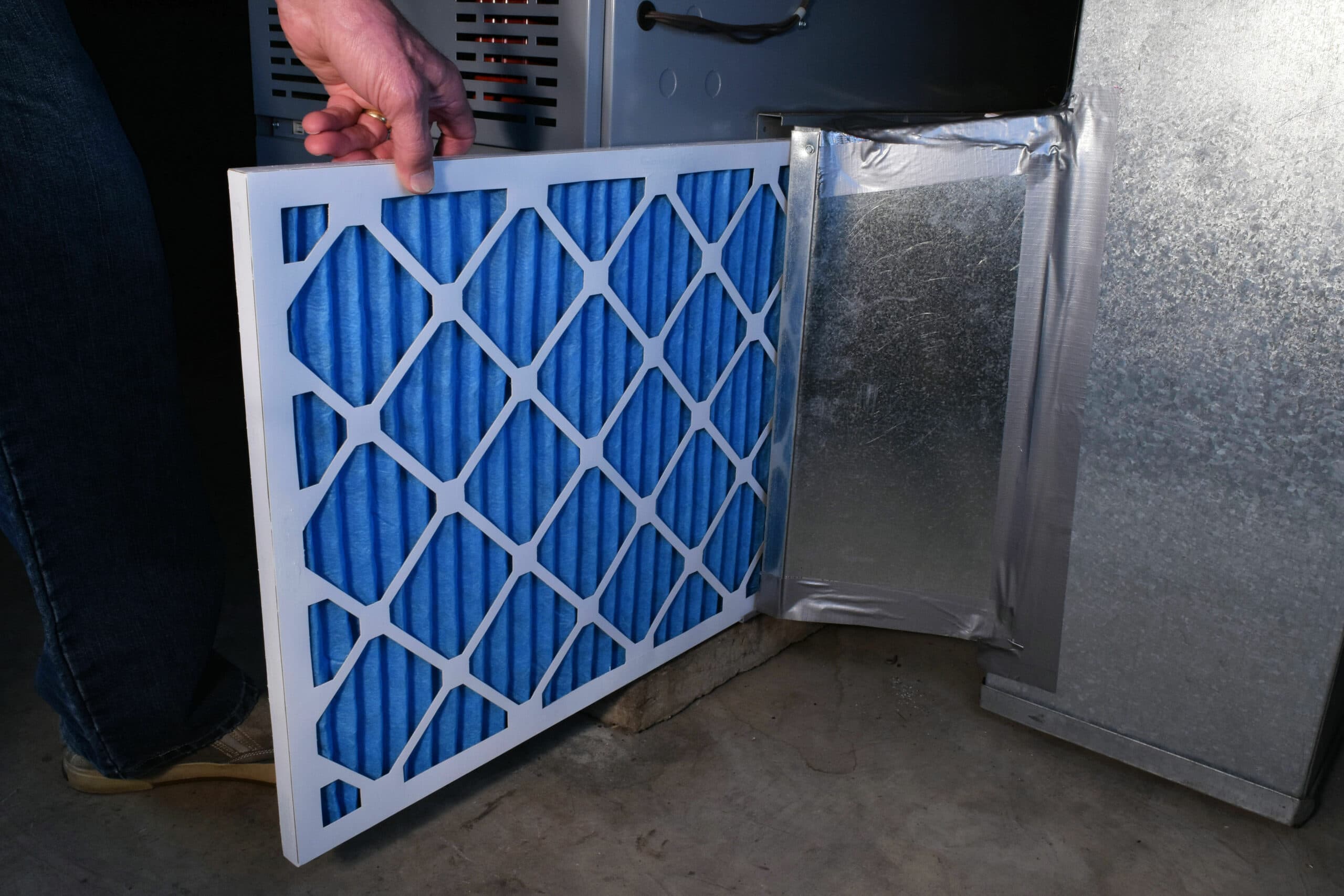 HVAC air filter replacement guide for Central Texas homes